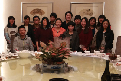 公司成员2014年广州酒家相片